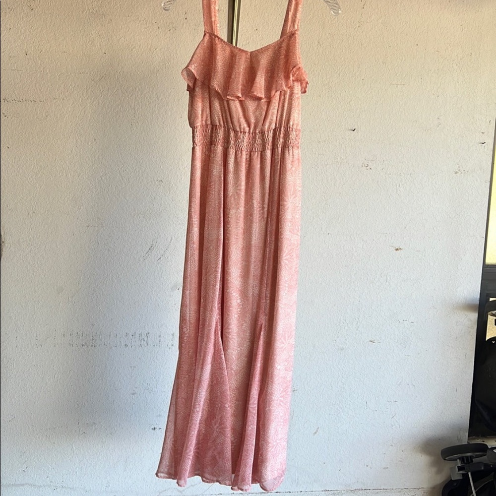 Made in japan! Coral maxi dress!